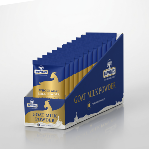 Le lait de chèvre en poudre Happy Days - Lot de 12 sachets de 28 g